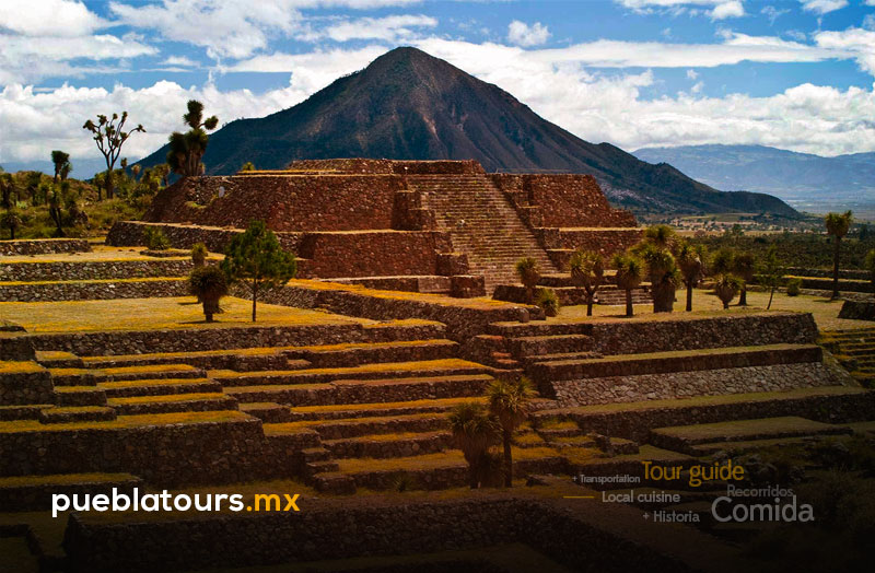 Pirámides y calzadas de Cantona